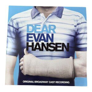 Dear Evan Hansen Original Broadway Cast Recording Double Blue Vinyl Record 2LP